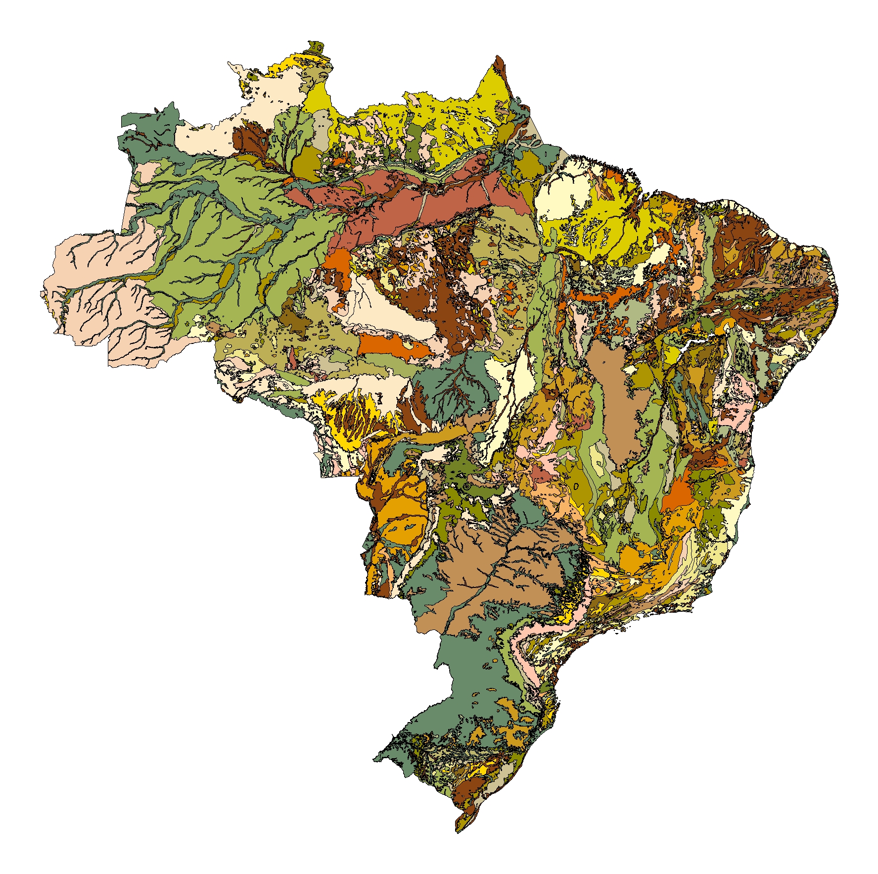 Brazil: Brazil Digital Geologic Compilation